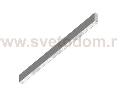 Donolux Led св-к накладной, 24W, 1002х32мм, H71,5мм, 1850Lm, 48°, 3000К, IP20, корпус алюминий, белые модули, белый декор, блок питания AC/DC 24V в комплекте