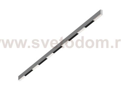 Donolux Led св-к накладной, 36W, 2002х32мм, H71,5мм, 2620Lm, 34°, 3000К, IP20, корпус алюминий, белые модули, черный декор, блок питания AC/DC 24V в комплекте