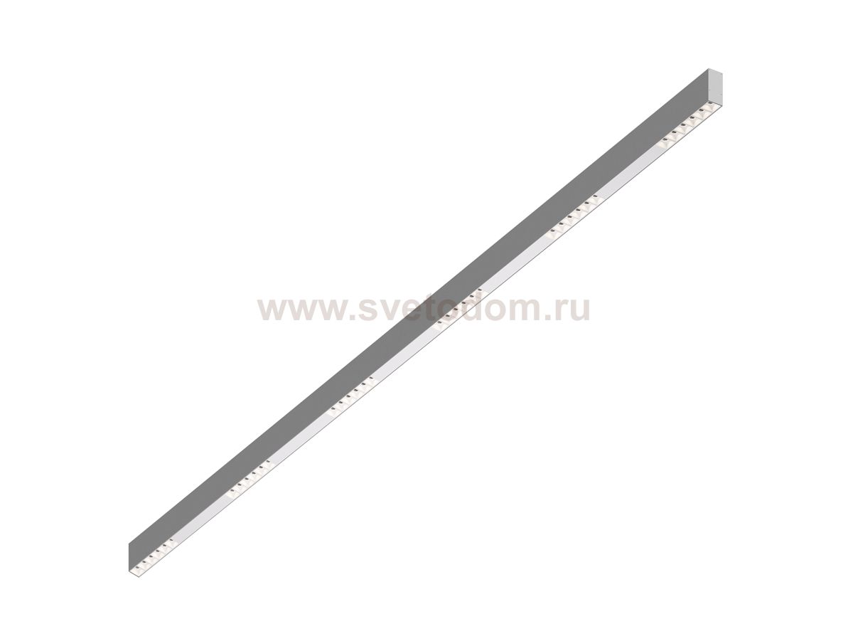 Donolux Led св-к накладной, 36W, 2002х32мм, H71,5мм, 2620Lm, 34°, 3000К, IP20, корпус алюминий, белые модули, белый декор, блок питания AC/DC 24V в комплекте