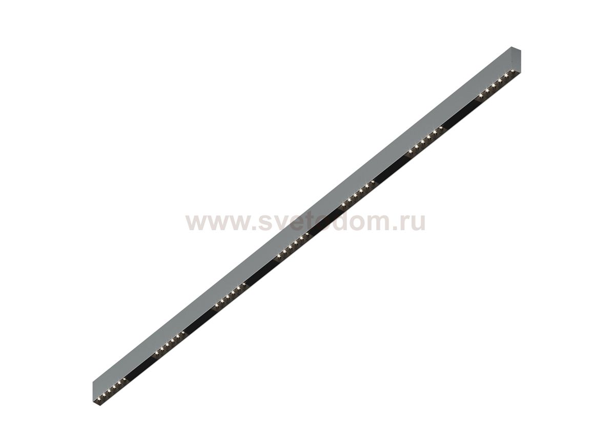 Donolux Led св-к накладной, 42W, 2002х32мм, H71,5мм, 3415Lm, 34°, 3000К, IP20, корпус алюминий, черные модули, черный декор, блок питания AC/DC 24V в комплекте