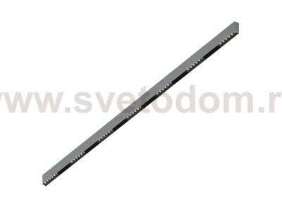 Donolux Led св-к накладной, 42W, 2002х32мм, H71,5мм, 3240Lm, 48°, 3000К, IP20, корпус алюминий, черные модули, черный декор, блок питания AC/DC 24V в комплекте