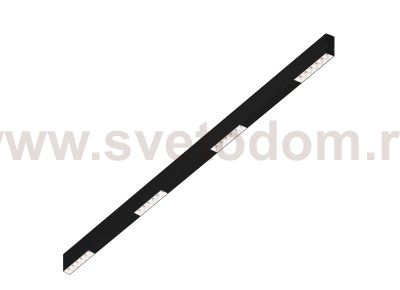 Donolux Led св-к накладной, 24W, 1502х32мм, H71,5мм, 1745Lm, 34°, 3000К, IP20, корпус черный, белые модули, черный декор, блок питания AC/DC 24V в комплекте