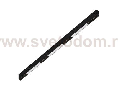 Donolux Led св-к накладной, 24W, 1502х32мм, H71,5мм, 1655Lm, 48°, 3000К, IP20, корпус черный, черные модули, белый декор, блок питания AC/DC 24V в комплекте