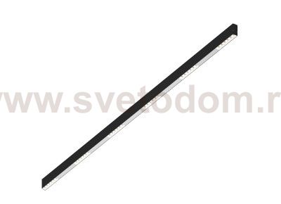 Donolux Led св-к накладной, 36W, 2002х32мм, H71,5мм, 2490Lm, 48°, 3000К, IP20, корпус черный, белые модули, белый декор, блок питания AC/DC 24V в комплекте