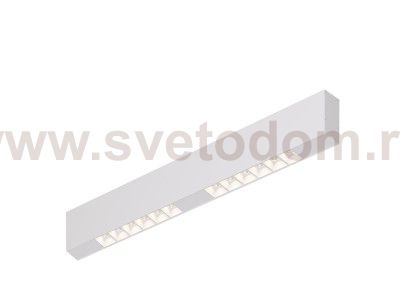 Donolux Led св-к накладной, 12W, 502х32мм, H71,5мм, 975Lm, 34°, 3000К, IP20, корпус белый, белые модули, белый декор, блок питания AC/DC 24V в комплекте