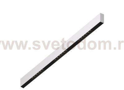 Donolux Led св-к накладной, 18W, 1002х32мм, H71,5мм, 1310Lm, 34°, 3000К, IP20, корпус белый, черные модули, черный декор, блок питания AC/DC 24V в комплекте