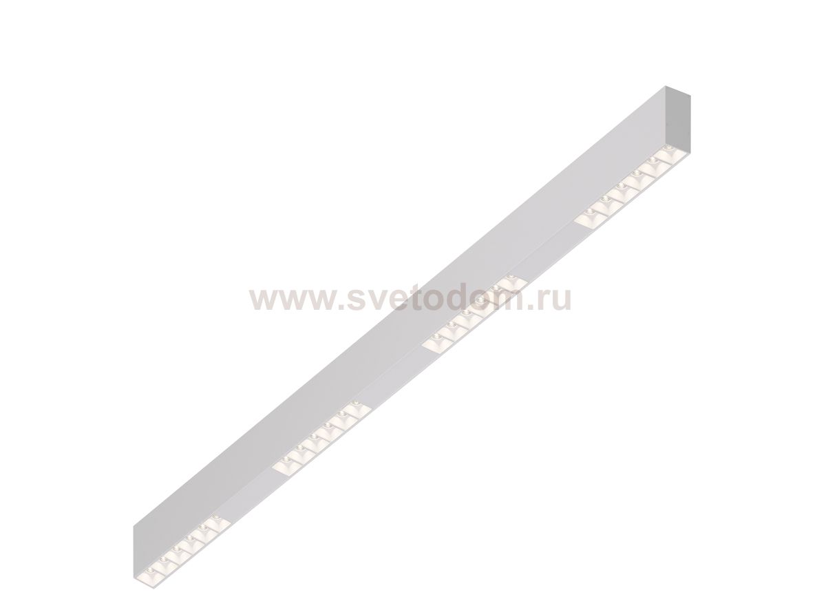 Donolux Led св-к накладной, 24W, 1002х32мм, H71,5мм, 1950Lm, 34°, 3000К, IP20, корпус белый, белые модули, белый декор, блок питания AC/DC 24V в комплекте