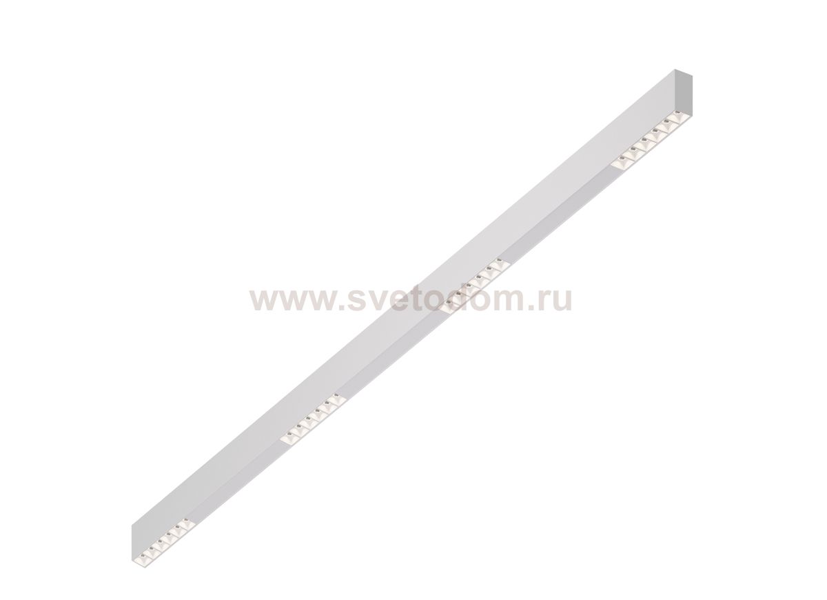 Donolux Led св-к накладной, 24W, 1502х32мм, H71,5мм, 1745Lm, 34°, 3000К, IP20, корпус белый, белые модули, белый декор, блок питания AC/DC 24V в комплекте