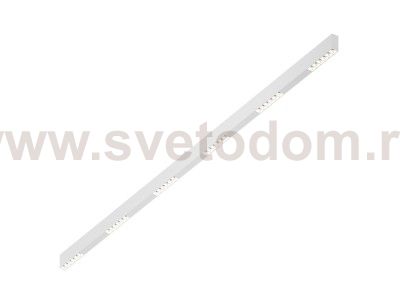 Donolux Led св-к накладной, 36W, 2002х32мм, H71,5мм, 2620Lm, 34°, 3000К, IP20, корпус белый, белые модули, белый декор, блок питания AC/DC 24V в комплекте