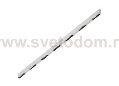 Donolux Led св-к накладной, 42W, 2002х32мм, H71,5мм, 3415Lm, 34°, 3000К, IP20, корпус белый, черные модули, белый декор, блок питания AC/DC 24V в комплекте