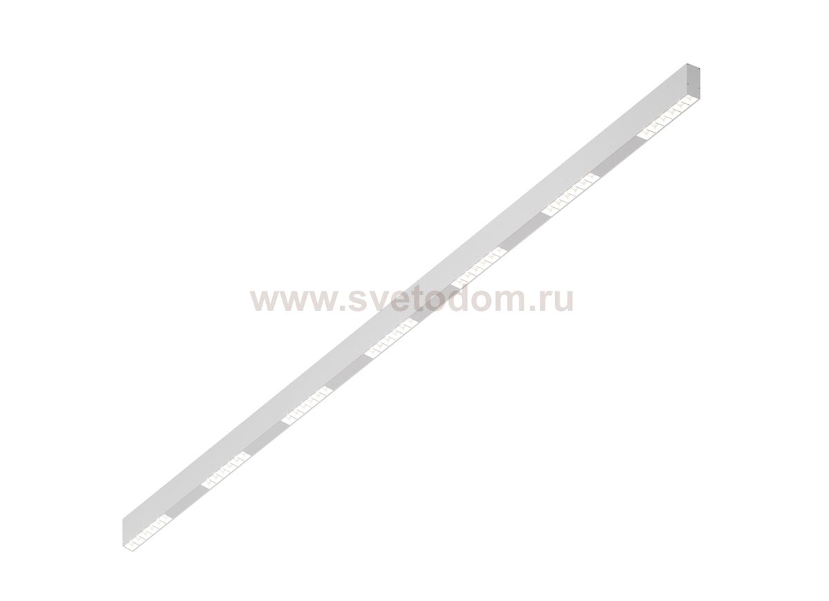 Donolux Led св-к накладной, 42W, 2002х32мм, H71,5мм, 3240Lm, 48°, 3000К, IP20, корпус белый, белые модули, белый декор, блок питания AC/DC 24V в комплекте