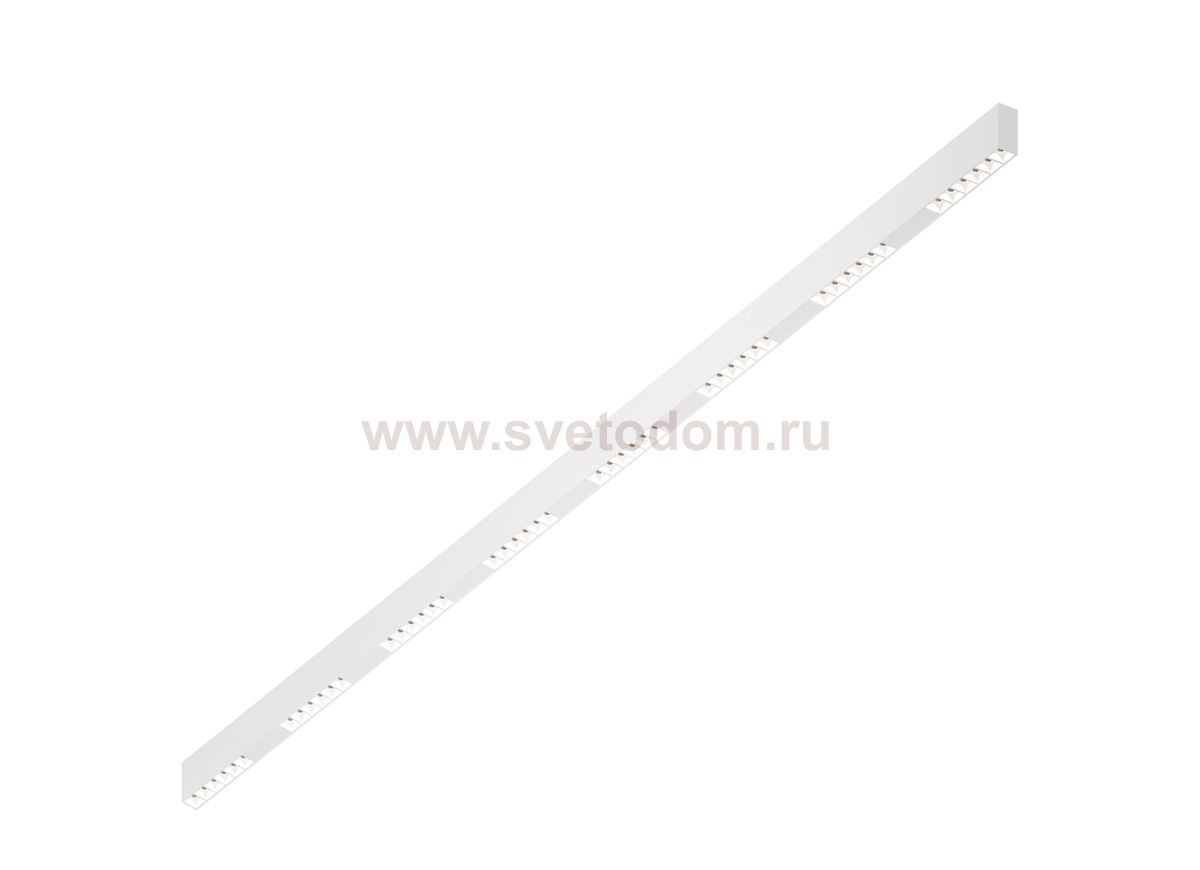 Donolux Led св-к накладной, 48W, 2002х32мм, H71,5мм, 3900Lm, 34°, 3000К, IP20, корпус белый, белые модули, белый декор, блок питания AC/DC 24V в комплекте