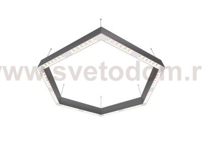 Donolux Led св-к подвесной, 72W, 900х780мм, H71,5мм, 9380Lm, 34°, 3000К, IP20, корпус алюминий, белые модули, белый декор,  блок питания AC/DC 24V в комплекте