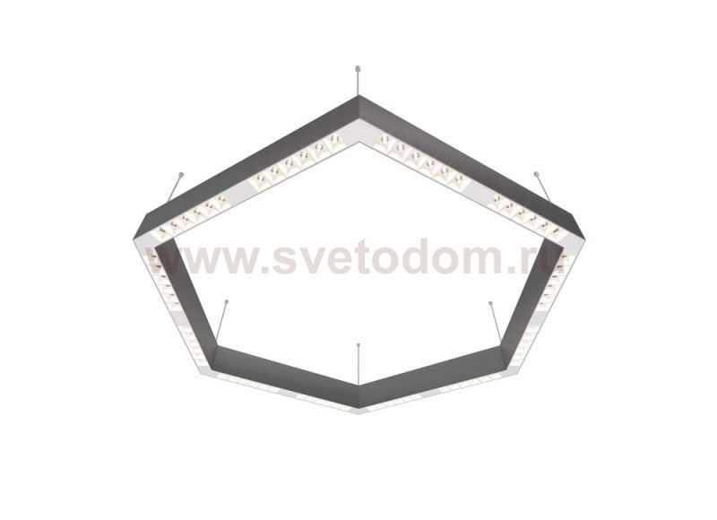 Donolux Led св-к подвесной, 72W, 900х780мм, H71,5мм, 9380Lm, 34°, 3000К, IP20, корпус алюминий, белые модули, белый декор,  блок питания AC/DC 24V в комплекте