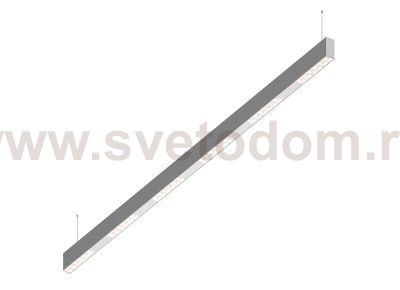 Donolux Led св-к подвесной, 36W, 1502х32мм, H71,5мм, 2775Lm, 48°, 3000К, IP20, корпус алюминий, белые модули, белый декор, блок питания AC/DC 24V в комплекте