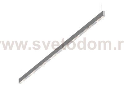 Donolux Led св-к подвесной, 48W, 2002х32мм, H71,5мм, 3705Lm, 48°, 3000К, IP20, корпус алюминий, белые модули, белый декор, блок питания AC/DC 24V в комплекте