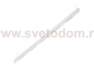 Donolux Led св-к подвесной, 36W, 2002х32мм, H71,5мм, 2620Lm, 34°, 3000К, IP20, корпус белый, белые модули, белый декор, блок питания AC/DC 24V в комплекте