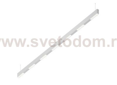 Donolux Led св-к подвесной, 42W, 2002х32мм, H71,5мм, 3240Lm, 48°, 3000К, IP20, корпус белый, белые модули, белый декор, блок питания AC/DC 24V в комплекте
