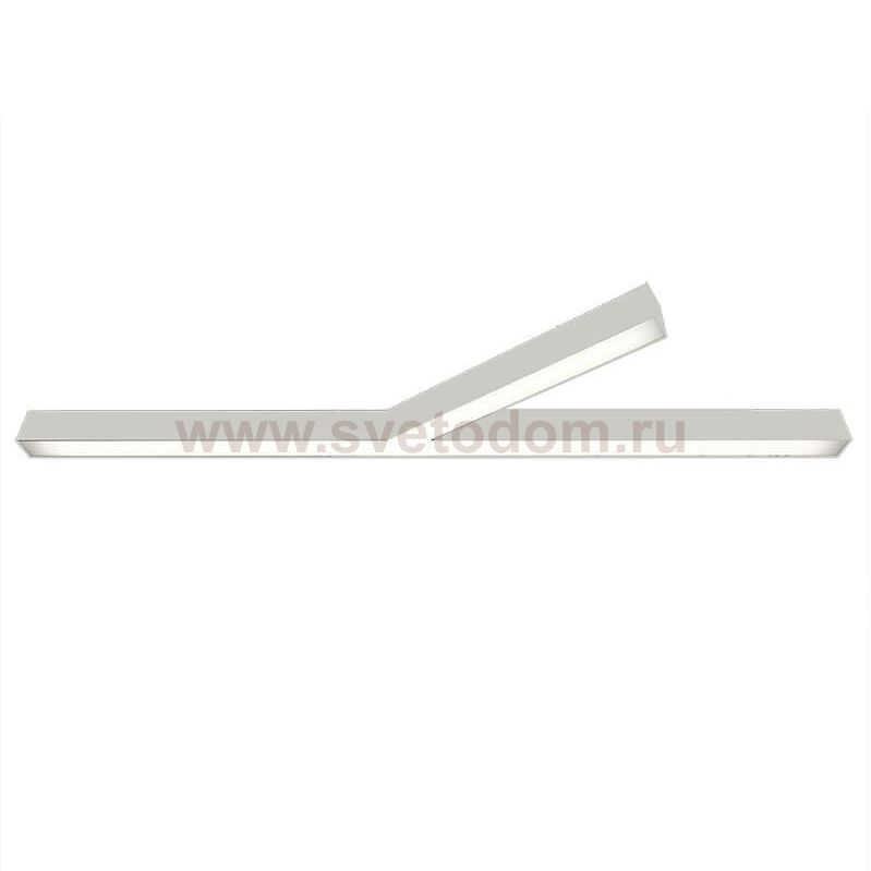 Donolux накладной светодиодный светильник, 77 Ватт, 5280Lm, 4000К, IP20, 344х1500мм, H73мм, RAL9003 (мат.белый)