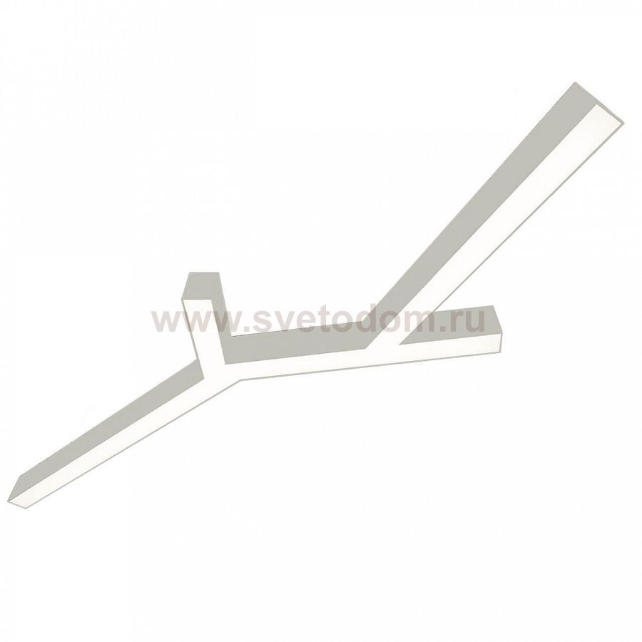 Donolux накладной светодиодный светильник, 77 Ватт, 5280Lm, 3000К, IP20, 490х1525мм, H73мм, RAL9003 (мат.белый)