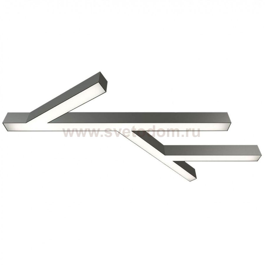 Donolux накладной светодиодный светильник, 96 Ватт, 6600Lm, 3000К, IP20, 672х1236мм, H73мм, Алюминий