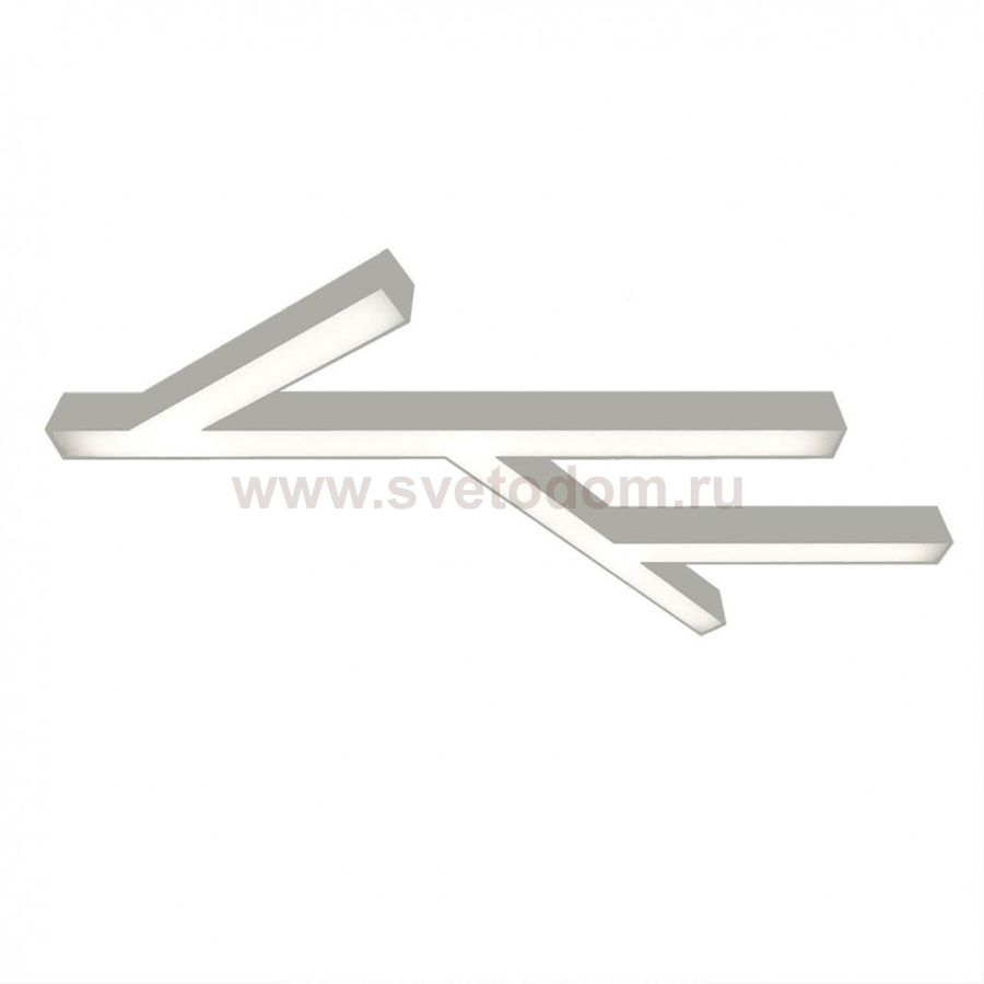 Donolux накладной светодиодный светильник, 144 Ватт, 14400Lm, 4000К, IP20, 672х1236мм, H73мм, RAL9003 (мат.белый)