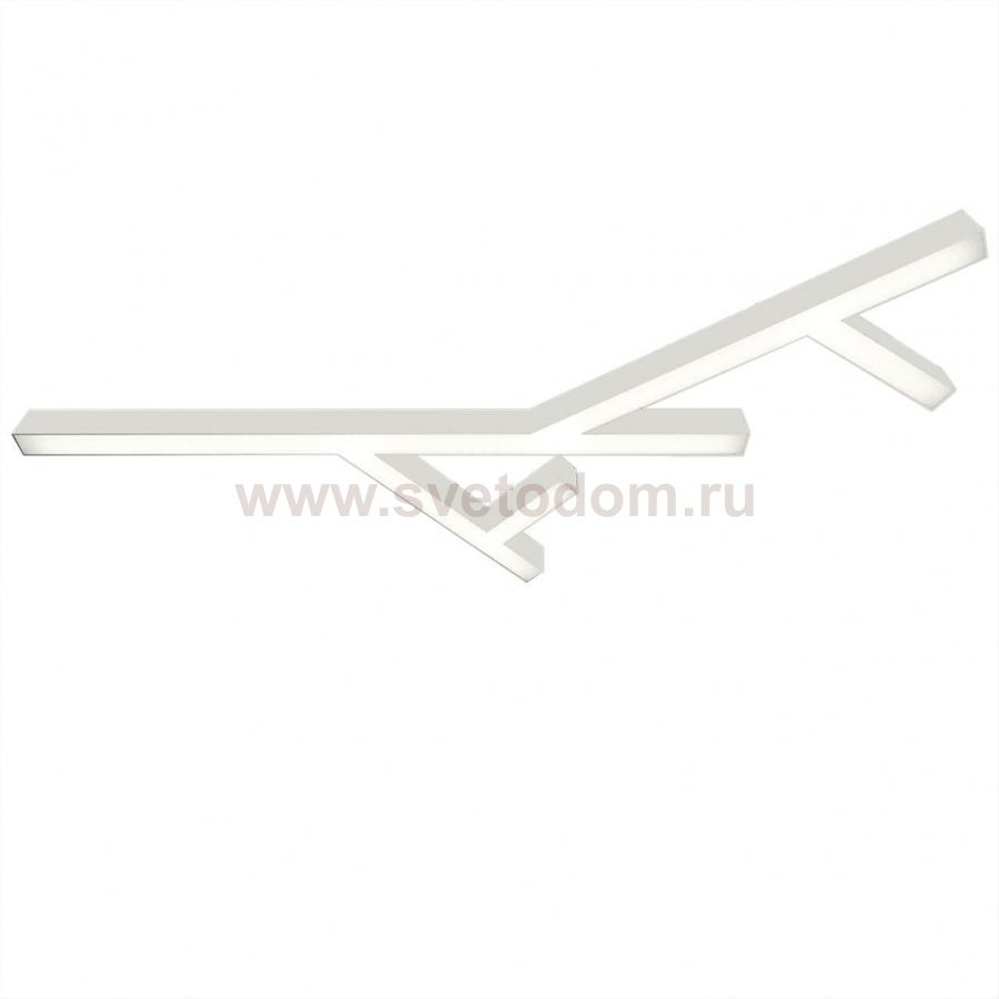 Donolux подвесной светодиодный светильник, 173 Ватт, 17280Lm, 4000К, IP20, 759х1300мм, H73мм, RAL9003 (мат.белый)