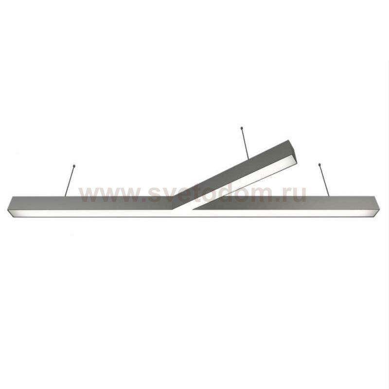 Donolux подвесной светодиодный светильник, 115 Ватт, 11520Lm, 4000К, IP20, 344х1500мм, H73мм, Алюминий