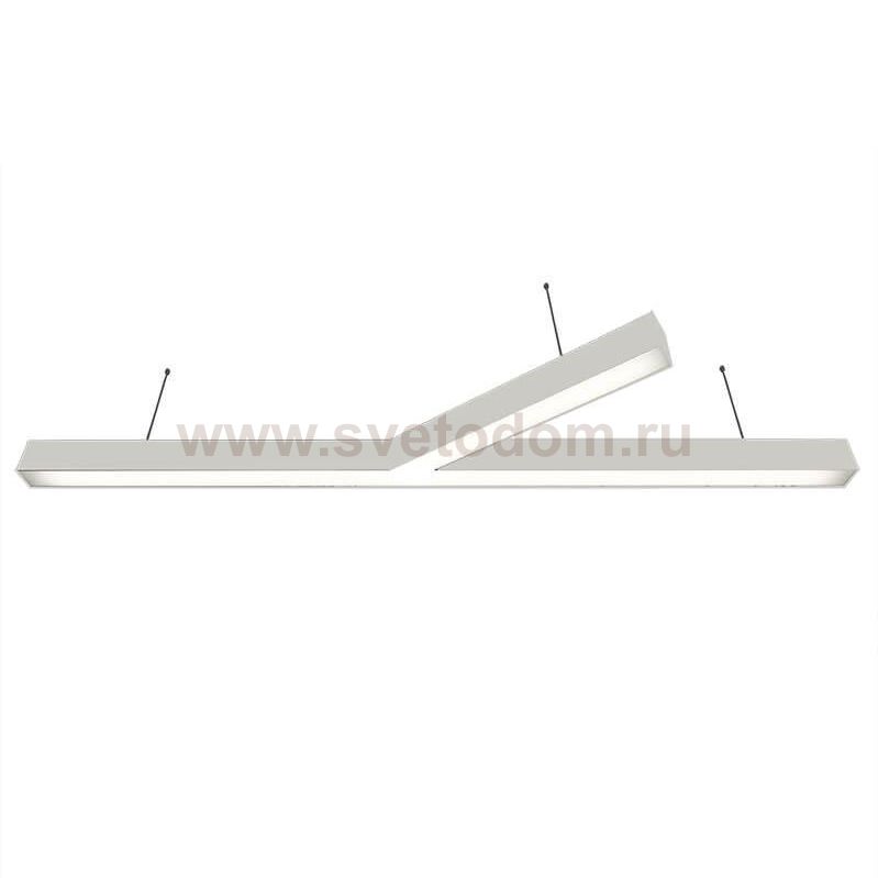 Donolux подвесной светодиодный светильник, 115 Ватт, 11520Lm, 4000К, IP20, 344х1500мм, H73мм, RAL9003 (мат.белый)