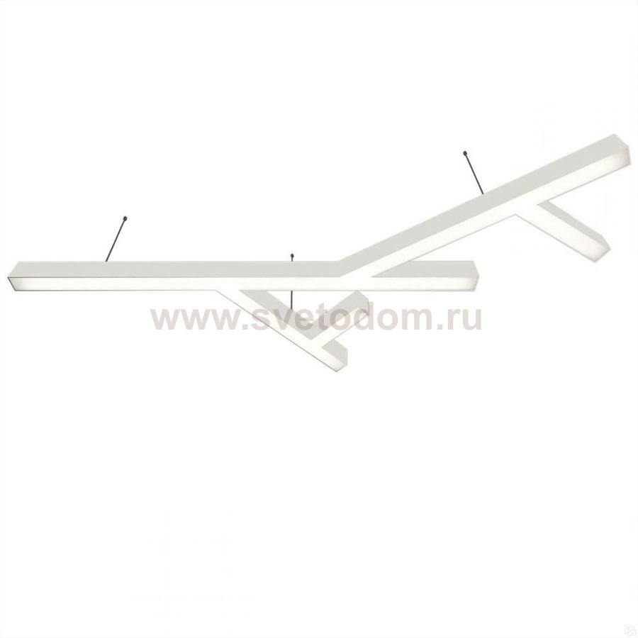 Donolux подвесной светодиодный светильник, 173 Ватт, 17280Lm, 4000К, IP20, 759х1300мм, H73мм, RAL9003 (мат.белый)