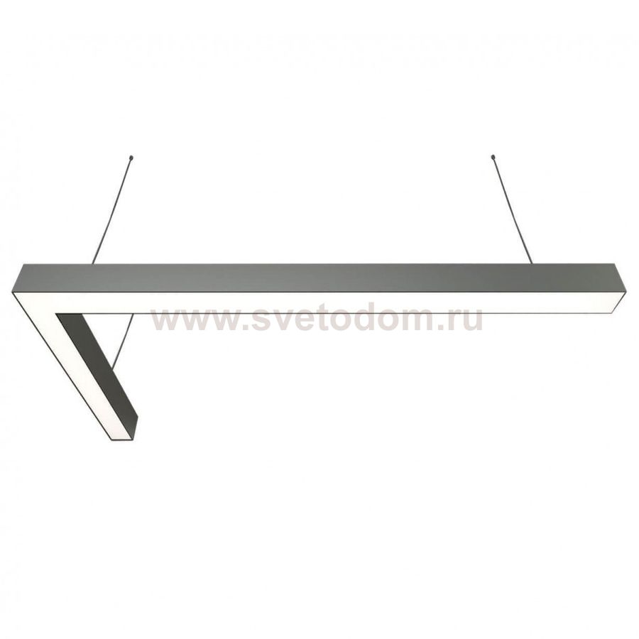 Donolux подвесной светодиодный светильник, 57,6 Ватт, 3960Lm, 3000К, IP20, 500х1000мм, H73мм, Алюминий