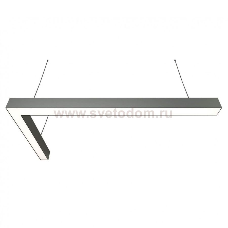 Donolux подвесной светодиодный светильник, 57,6 Ватт, 3960Lm, 4000К, IP20, 500х1000мм, H73мм, Алюминий