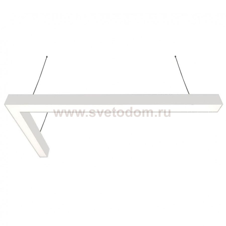 Donolux подвесной светодиодный светильник, 57,6 Ватт, 3960Lm, 4000К, IP20, 500х1000мм, H73мм, RAL9003 (мат.белый)