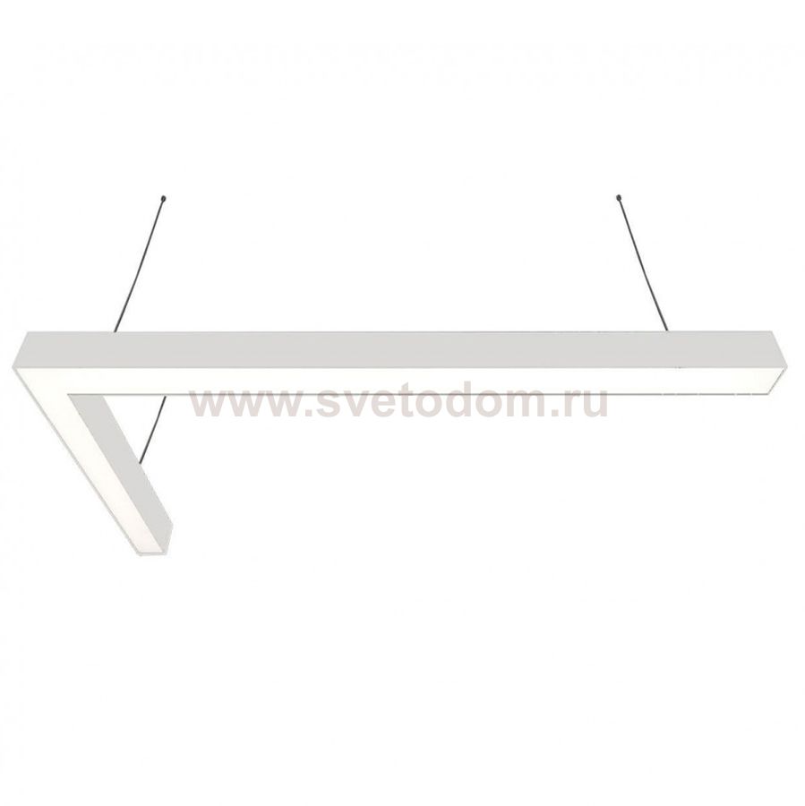 Donolux подвесной светодиодный светильник, 86,4 Ватт, 8640Lm, 4000К, IP20, 500х1000мм, H73мм, RAL9003 (мат.белый)