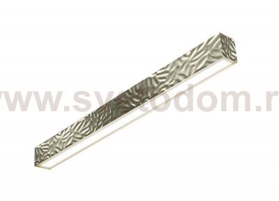Donolux LED Подвесной св-к 1019х80х69 мм , 38,4W, 2640Lm, 3000К, IP20, декор: Патинированное белое золото