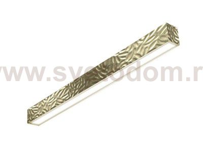 Donolux LED Подвесной св-к 1019х80х69 мм , 38,4W, 2640Lm, 3000К, IP20, декор: Патинированное золото