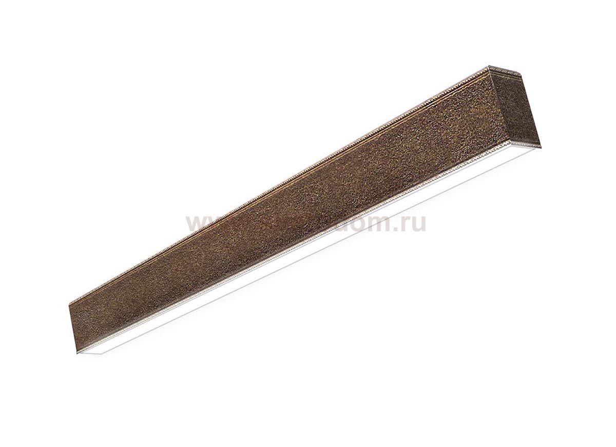 Donolux LED Подвесной св-к 1019х80х69 мм , 38,4W, 2640Lm, 3000К, IP20, декор:  Античное золото