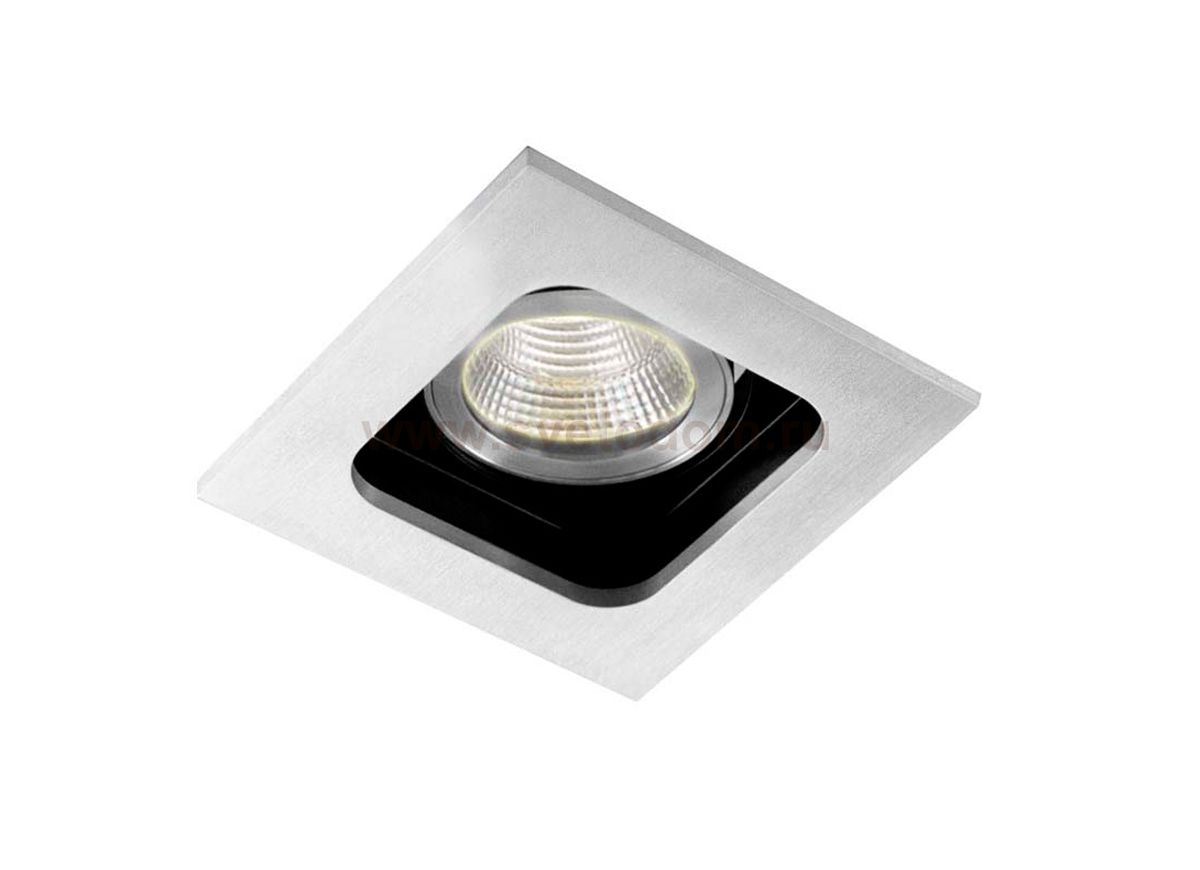 Светильник встраиваемый Donolux DL18614/01WW-SQ Alu/Black