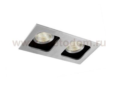 Светильник встраиваемый Donolux DL18614/02WW-SQ Alu/Black