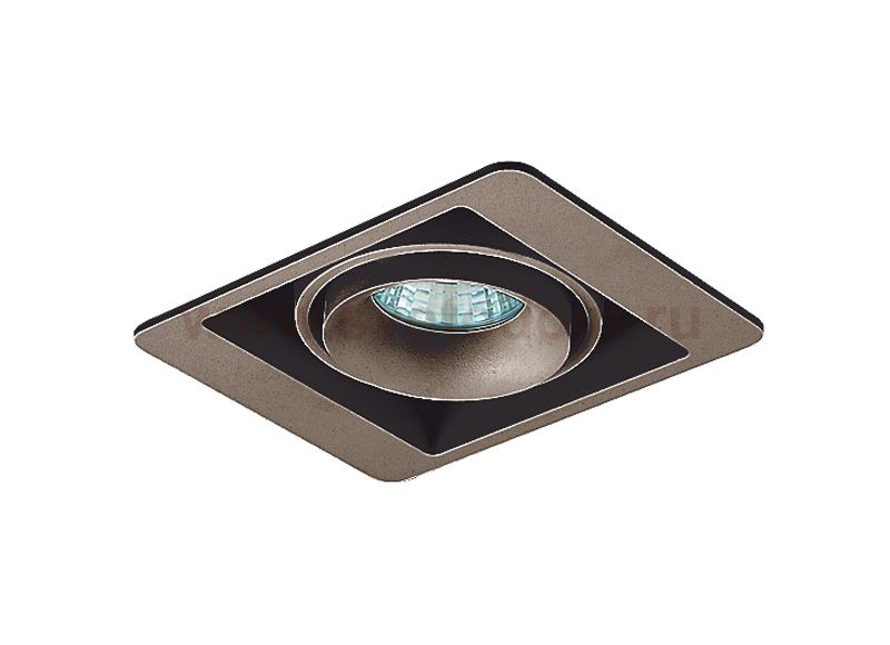 Светильник встраиваемый Donolux DL18615/01WW-SQ Champagne/Black
