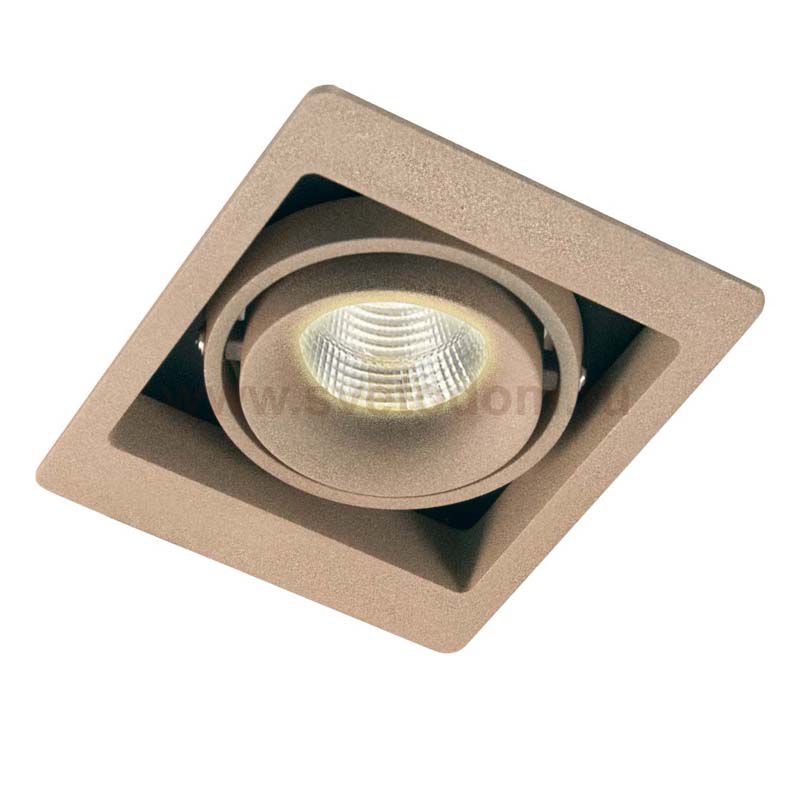 Светильник встраиваемый Donolux DL18615/01WW-SQChampagne/Black