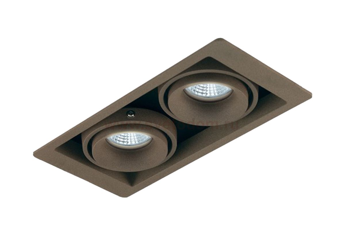 Светильник встраиваемый Donolux DL18615/02WW-SQ Champagne/Black