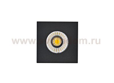 Светильник светодиодный накладной Donolux DL18812/7W Black SQ