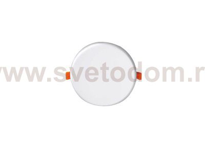 Donolux Led св-к встраиваемый, 8Вт, 250мА, D100хH20мм, 580Лм, 120°, 3000К, IP44, Ra >80, блок питания в комплекте