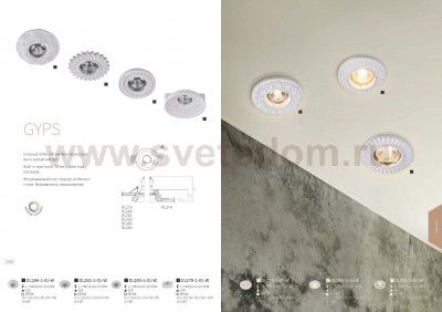 Встроенный светильник Maytoni DL279-1-01-W Gyps