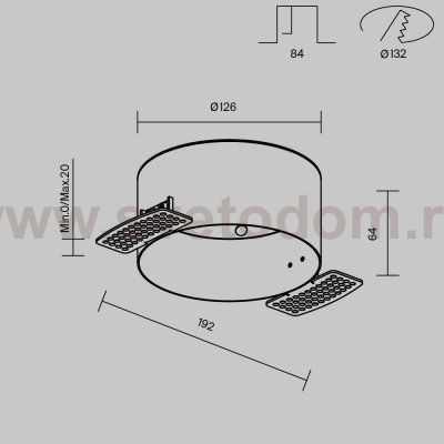Maytoni DLA032-TRS12-W