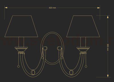 Бра Kutek DORATO DOR-K-2(P/A)