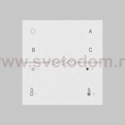 Беспроводная панель управления Lighting control DRC035-Z-8-W