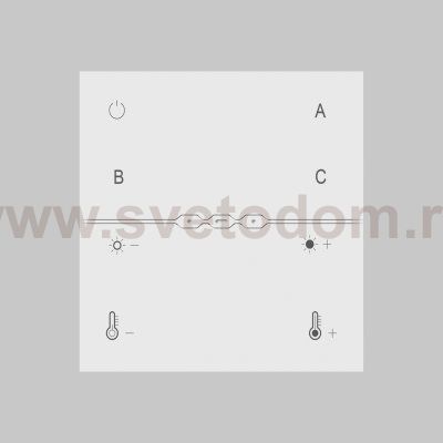 Беспроводная панель управления Lighting control DRC035-Z-8-W