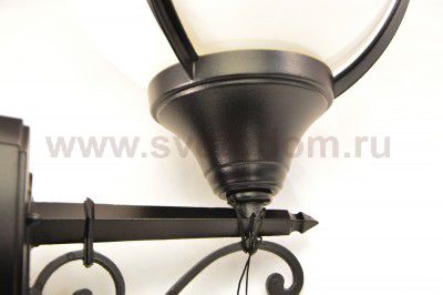 Светильник уличный настенный Arte lamp A1492AL-1BK Monaco